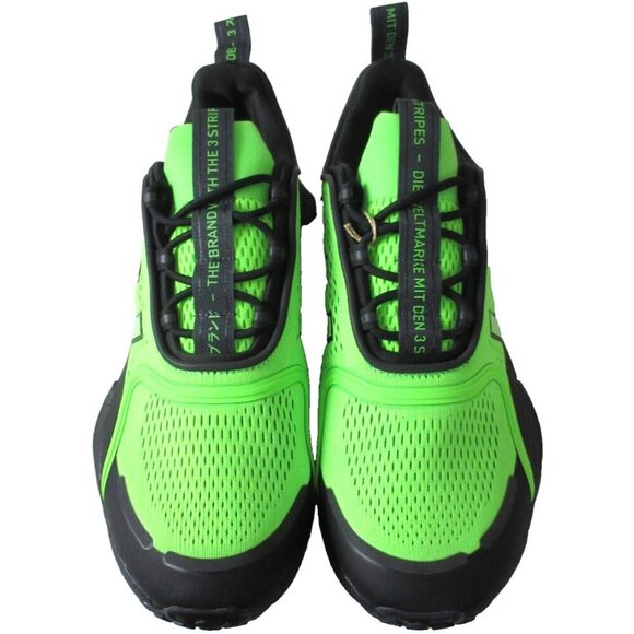 Adidas Originals Men's NMD_V3 FZ6495 Running Shoes Solar Green Black Size 11.5 - Picture 3 of 5
